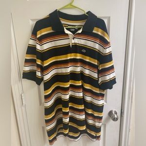 Echo UNLTD Mens Short Sleeve Polo Red/Black/yellow xl